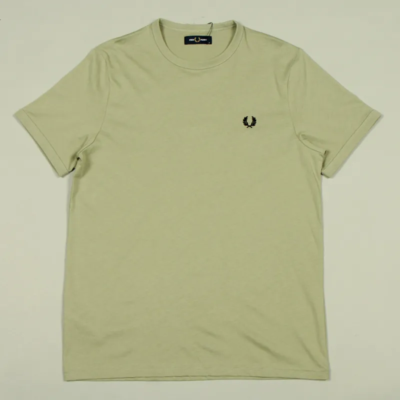 Fred Perry Ringer T-Shirt - Seagrass